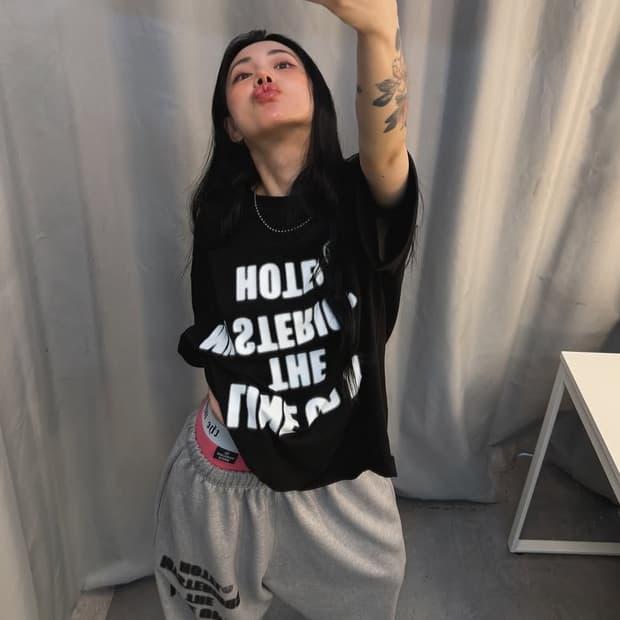 더미스테리어스호텔 X TMH 조거 팬츠 블랙 그레이