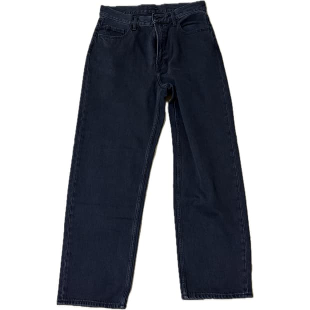 유니클로 와이드스트레이트진