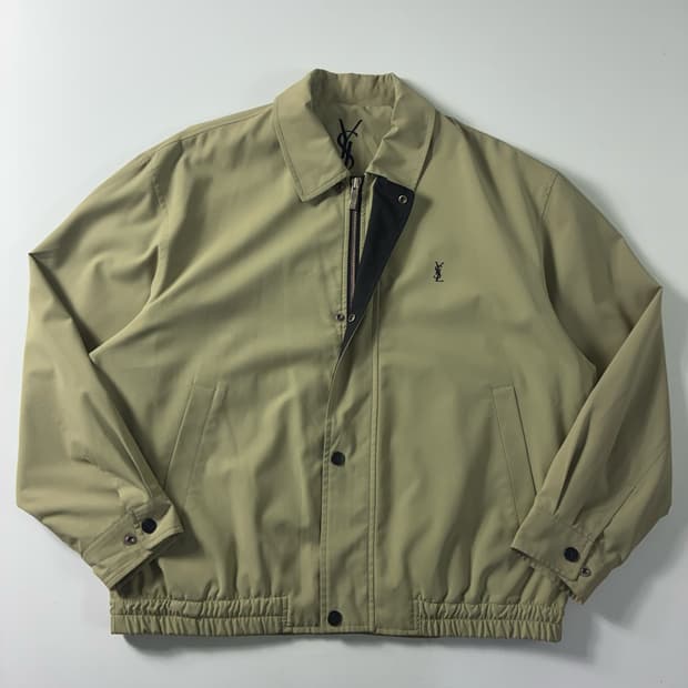 Yves Saint Laurent  입생로랑 베이지 스윙탑 코치 자켓