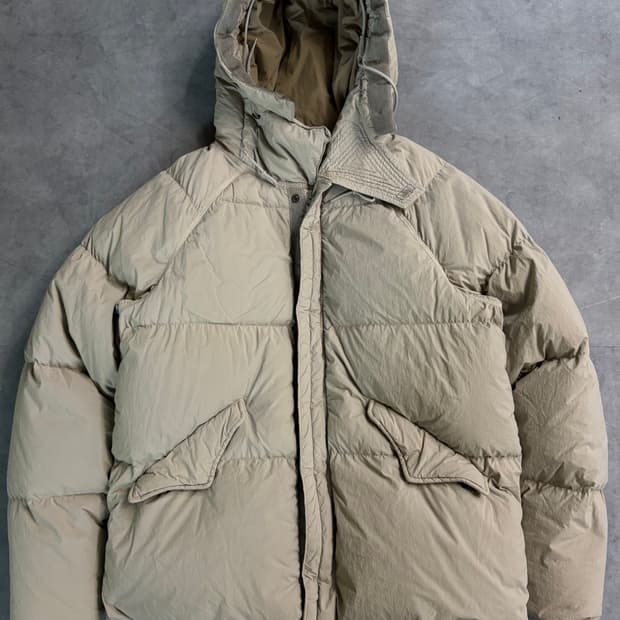 Ten C 텐씨 베이지 아틱 다운 파카 ​