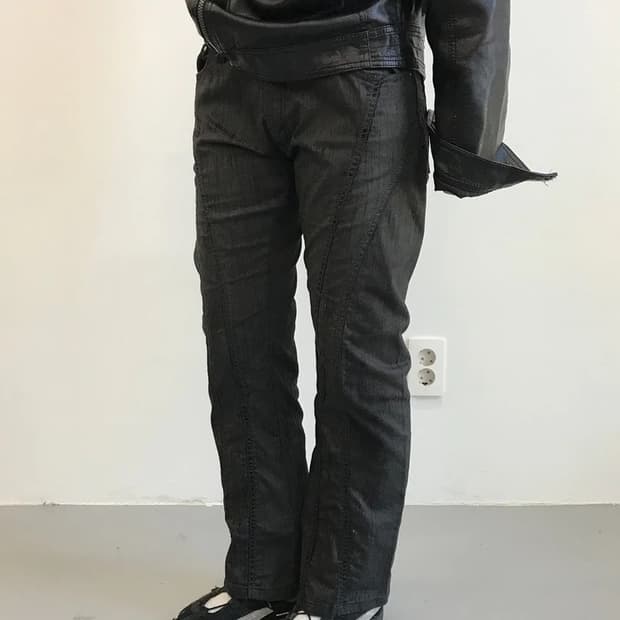 00's Semanticdesign Coated Pants