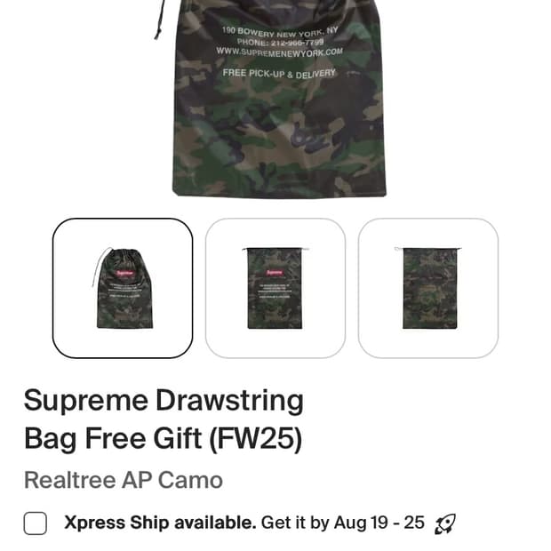25fw 슈프림 기프트