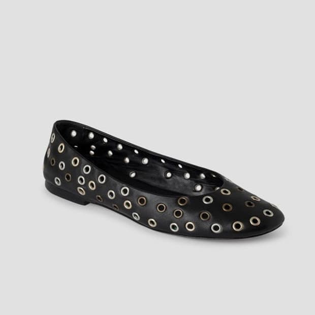 [36,37]기마구아스 발레리나 아일렛 슈즈/블랙