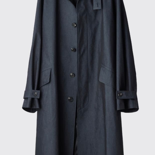 4) 해칭룸 리포터코트 스톤인디고