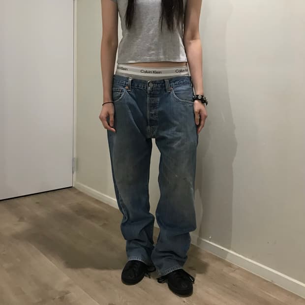 리바이스 501 데님 34