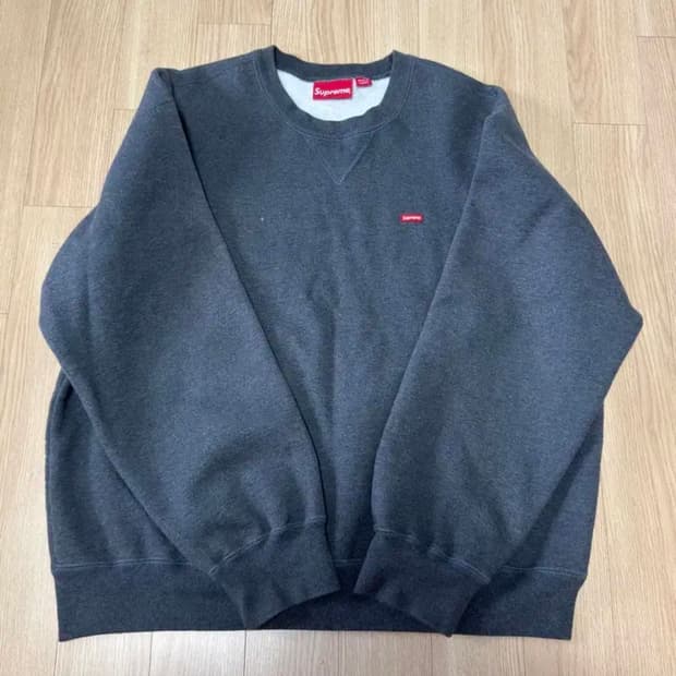 [m] 슈프림 스몰 박스로고 맨투맨