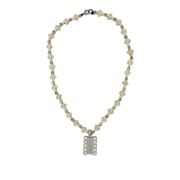 B.B.SIMON B LOGO NECKLACE