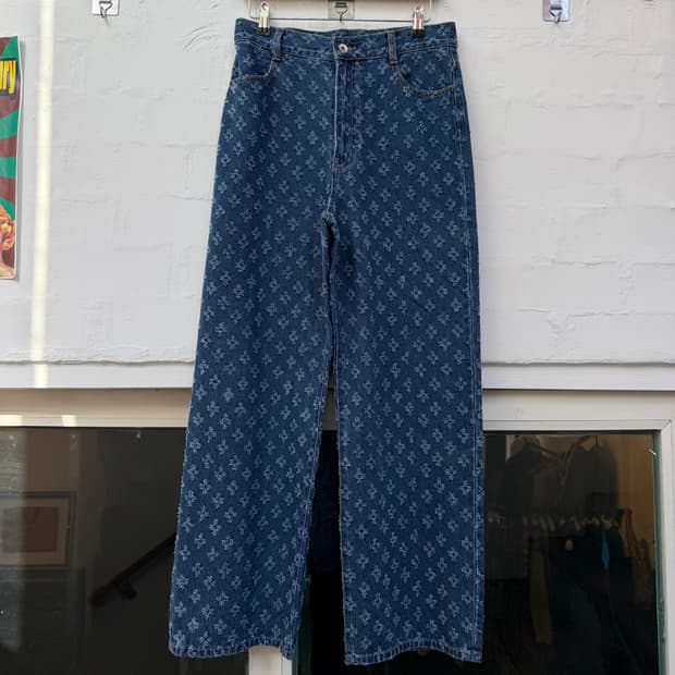 Ray Beams 레이 빔즈 자카드 데님 팬츠 인디고 0