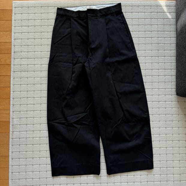 스튜디오니콜슨 소르테 팬츠 블랙 M 새상품