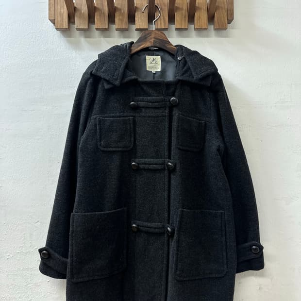 일본빈티지 MAJESTIC LEGON 울 더플 후드 코트