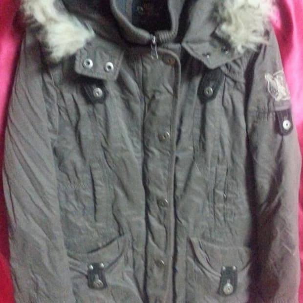 TBJ 여성 빈티지 털후드 야상 점퍼 밝은 밤갈색 90