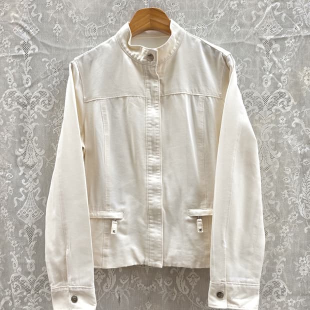 90s 꾸레쥬 풀집업 자켓