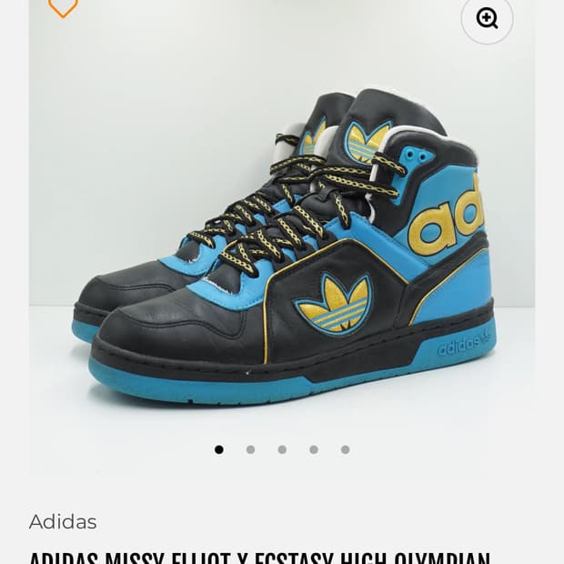[270] 아디다스 미씨 엘엇 x 엑스타시 하이 콜라보 슈즈