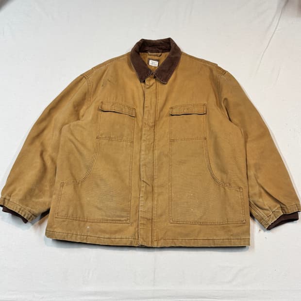 XXL) USA 빈티지 덕캔버스 워크 자켓