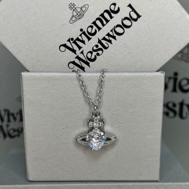 비비안웨스트우드 아카이브 아리엘라 하트 orb 팬던트 목걸이