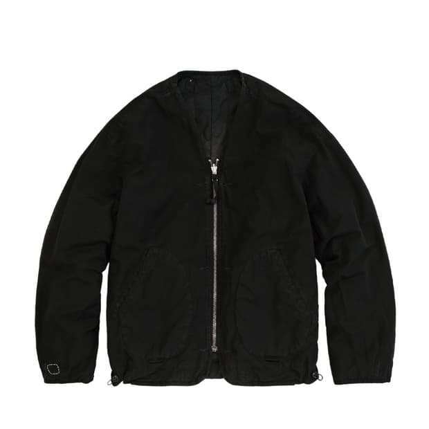 (2) 폴리테루 행크 리버시블 라이너 자켓 유즈드 블랙