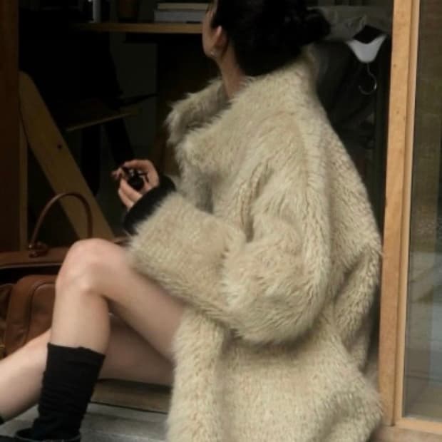 마크들리 브리드 램스퍼 무스탕 자켓