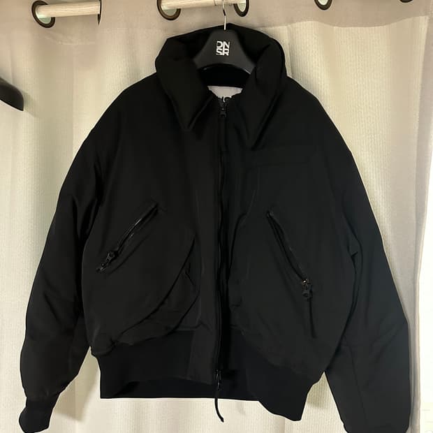 dnsr 플린이트 크롭 덕다운패딩