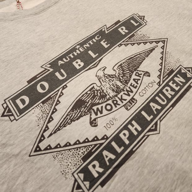 90s 제작 USA RRL스웻셔츠