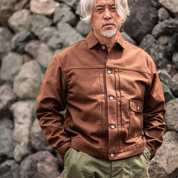 [42]본쿠라 "WILD LIFE TAILOR" 별주 브라운 덕 트러커