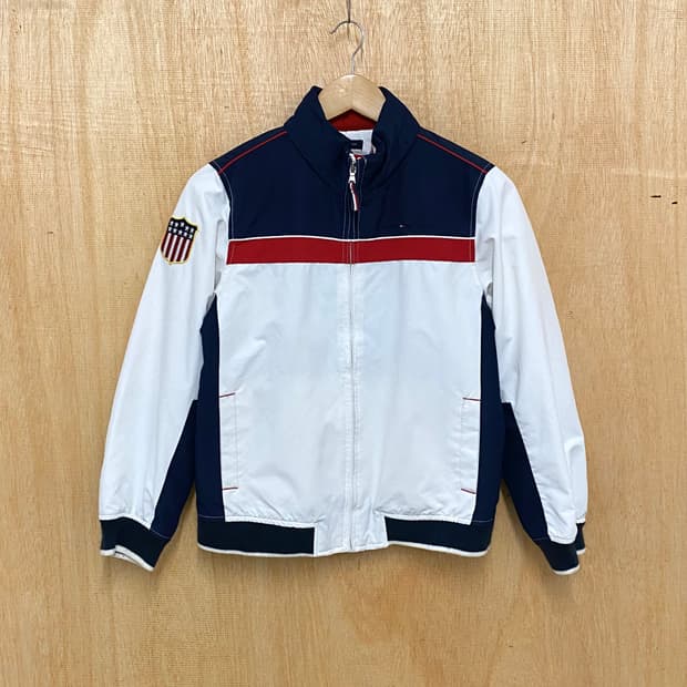 TOMMY HILFIGER wind breaker 타미 힐피거 성조기 