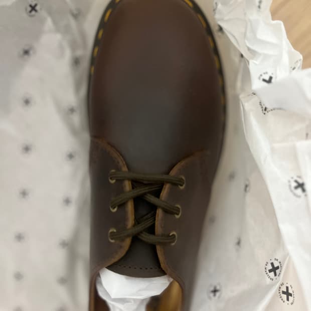 닥터마틴 1461 다크 브라운 크레이지 호스 270사이즈 새제품