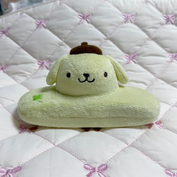 산리오 고전 폼폼푸린 인형 안경 케이스