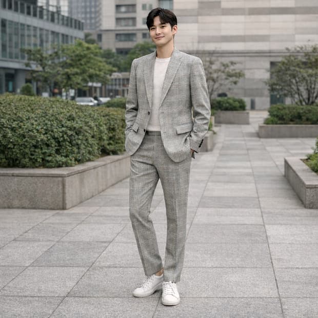 Kinloch by Kinloch Anderson 글렌체크 셋업