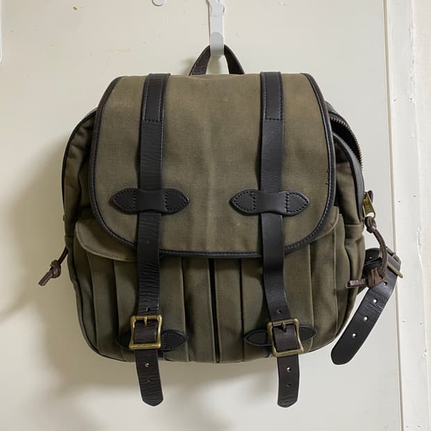 필슨 262 럭색 백팩 오터그린