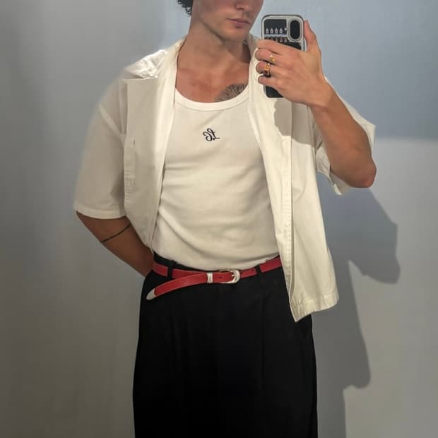 [Unisex] Western leather belt❤️