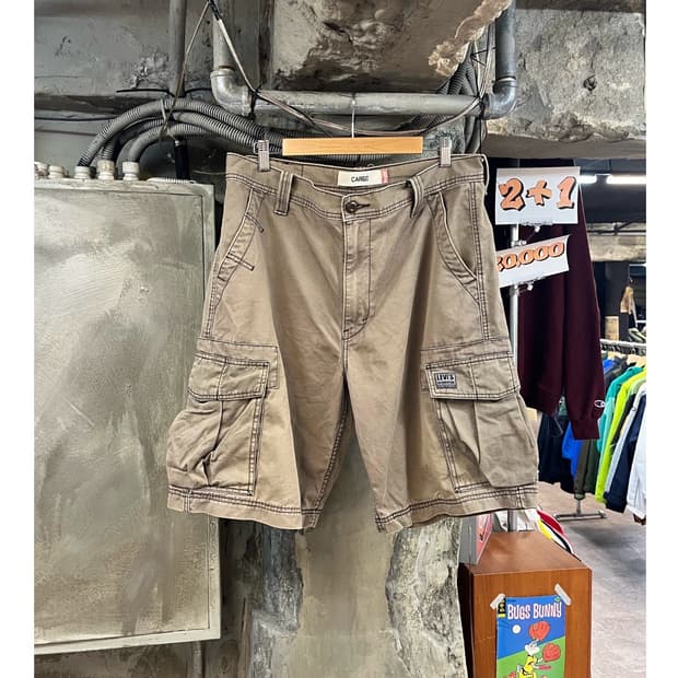 리바이스 카고 하프 팬츠 W34 #csz3486