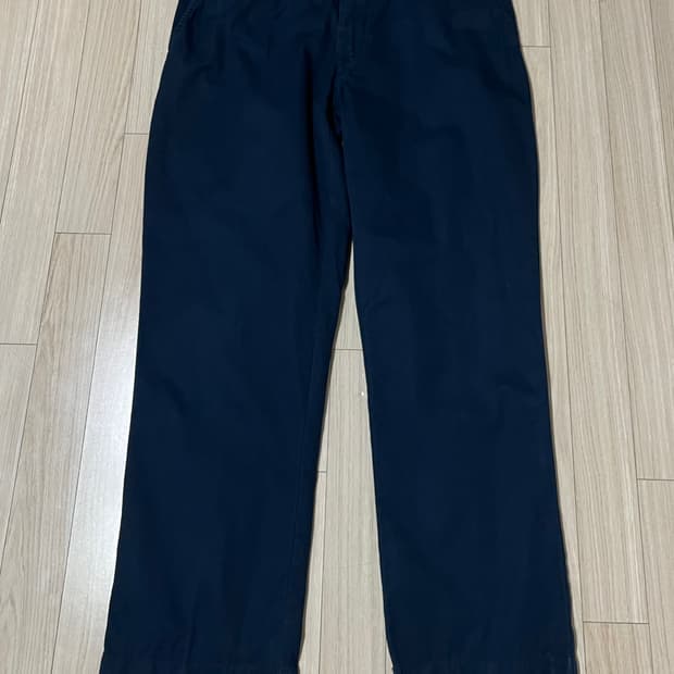 폴로 치노 팬츠 네이비 레드포니