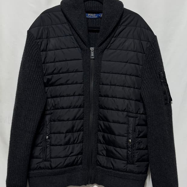 M 폴로 랄프로렌 니트 패딩 자켓