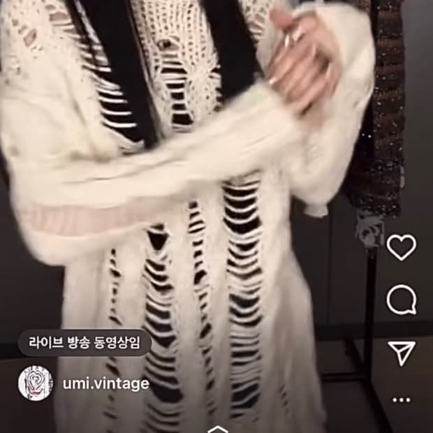 ZARA 자라 절개 니트