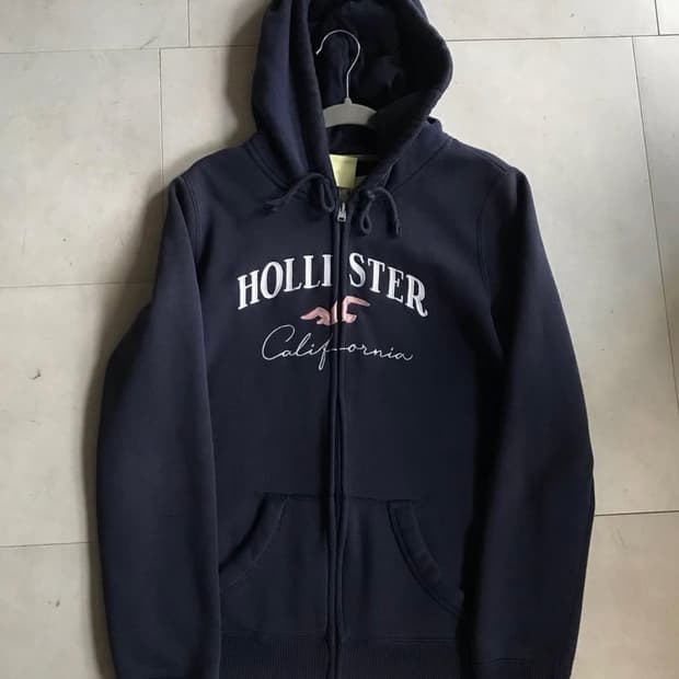 홀리스터 네이비 빈티지 후드집업