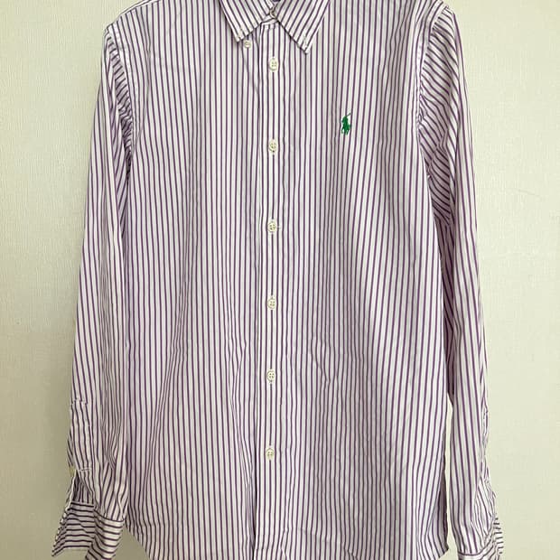 Ralph Lauren Purple Striped Shirt (Size