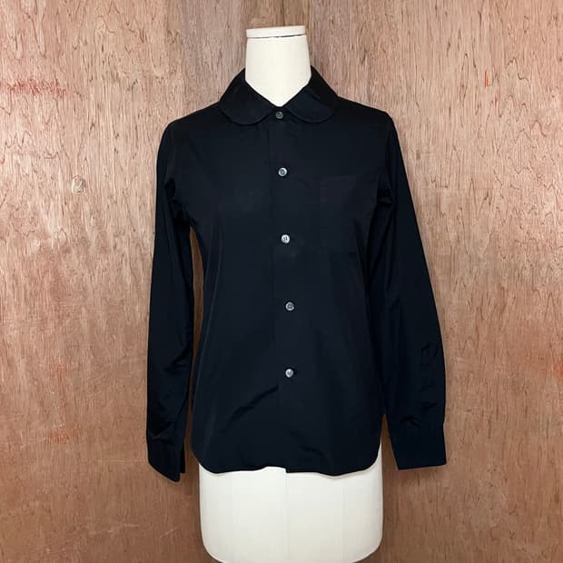 꼼데가르송 트리콧 프린세스 칼라 셔츠