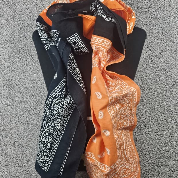 반다나 리워크 커스텀 스카프 머플러 / 10426