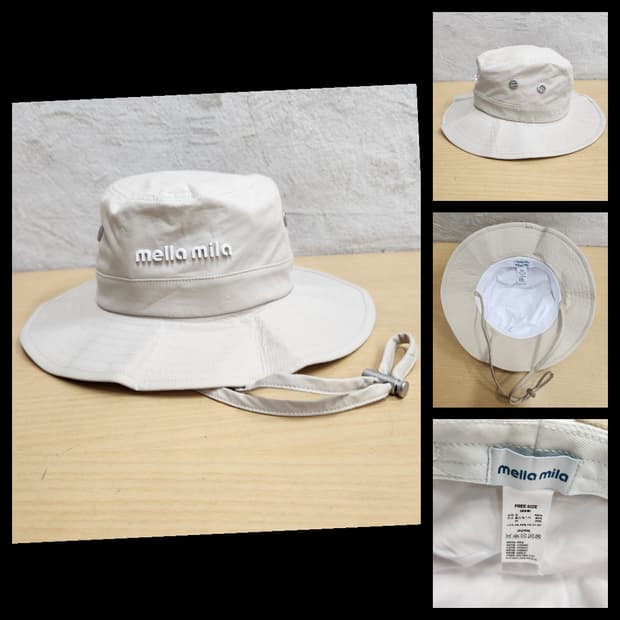 정품 멜라밀라 버킷햇 여성 모자 