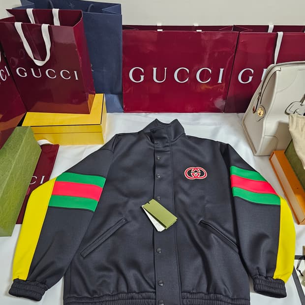 (새상품)구찌 테크니컬 웹삼선 상하의셋업