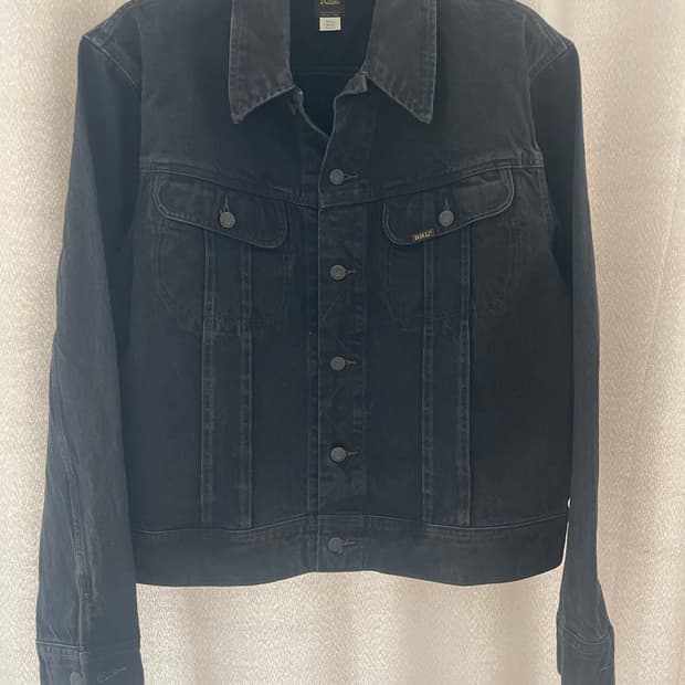 RRL 블랙 데님 자켓 트러커 XL 새제품(더블알엘)