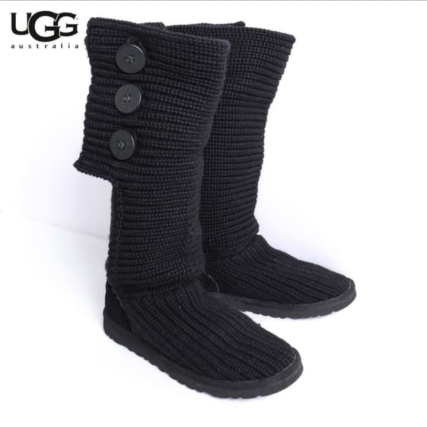어그 카디 니트 부츠 블랙 삽니다