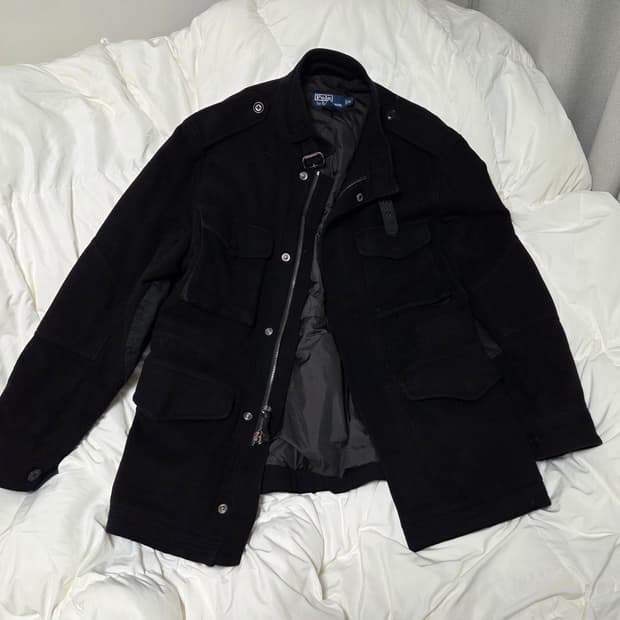 폴로 랄프로렌 캐시미어 혼방 m65 필드자켓