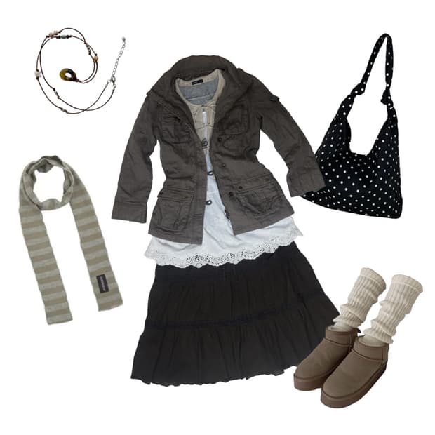 모리모리한 Y2K룩 세트