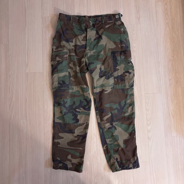 vintage woodland 카모팬츠