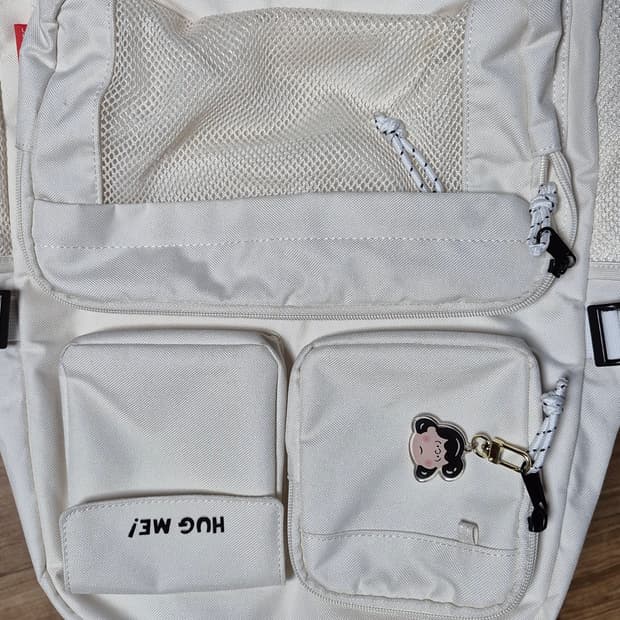 피너츠 아이보리 백팩