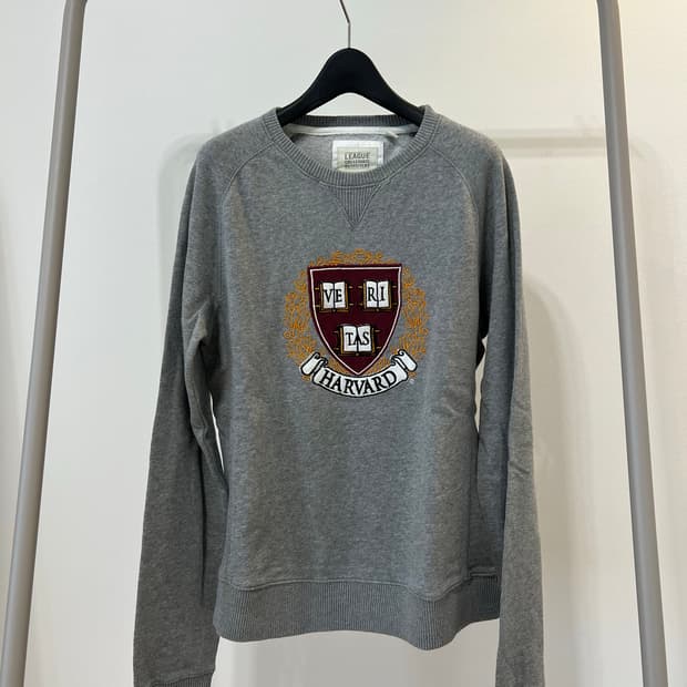 하버드 그레이 맨투맨 M 사이즈