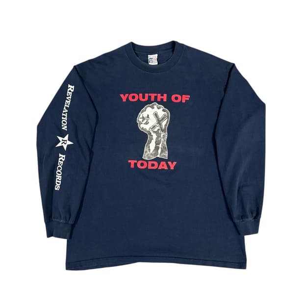 90s Youth Of Today 유스 오브 투데이 롱슬리브 티셔츠