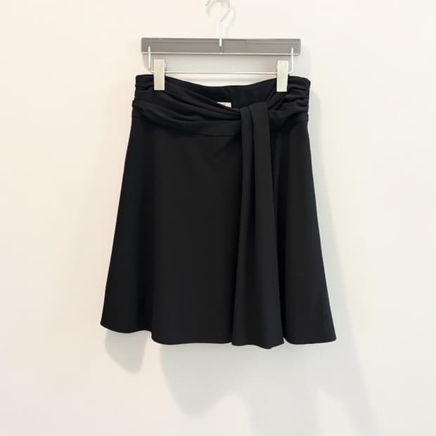MOSCHINO draped midi skirt