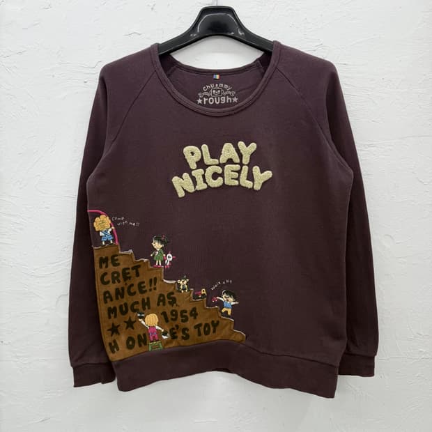 rough 키치 스웻셔츠